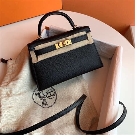 small hermes black bag|hermes mini kelly 20.